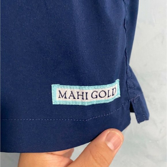 Mahi Gold Men’s Blue Swimming Trunks Sz XL - Picture 3 of 4